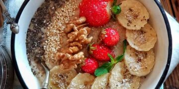 اوتمیل برای چاقی صورت